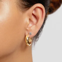Outlet Diamond Letter B Single Stud Earring in 10k Gold Bridal Gifts | Best Friend Gifts