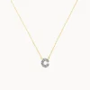 Fashion Diamond Letter C Necklace in 10k Gold Bridal Gifts | Letter Jewellery