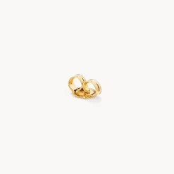 Fashion Diamond Letter D Single Stud Earring in 10k Gold Bridal Gifts | Letter Jewellery