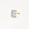 Sale Diamond Letter E Single Stud Earring in 10k Gold Bridal Gifts | Letter Jewellery