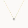 Hot Diamond Letter G Necklace in 10k Gold Bridal Gifts | Letter Jewellery