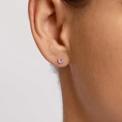 Sale Diamond Letter G Single Stud Earring in 10k Gold Bridal Gifts | Letter Jewellery