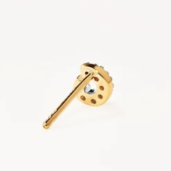Sale Diamond Letter G Single Stud Earring in 10k Gold Bridal Gifts | Letter Jewellery