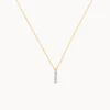 Sale Diamond Letter I Necklace in 10k Gold Letter Jewellery | Natural Diamonds