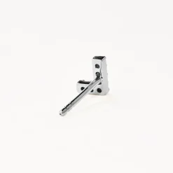 Hot Diamond Letter L Single Stud Earring in Silver Letter Jewellery | Natural Diamonds