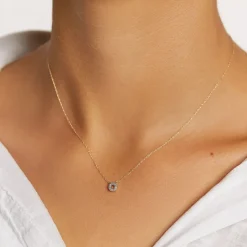 Sale Diamond Letter O Necklace in 10k Gold Letter Jewellery | Natural Diamonds