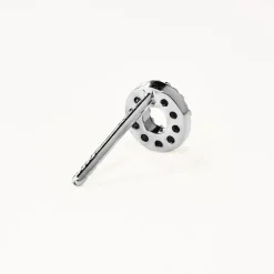 Fashion Diamond Letter O Single Stud Earring in Silver Letter Jewellery | Natural Diamonds