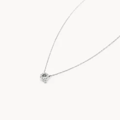 Hot Diamond Letter Q Necklace in Silver Letter Jewellery | Natural Diamonds