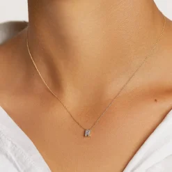Hot Diamond Letter R Necklace in 10k Gold Letter Jewellery | Natural Diamonds