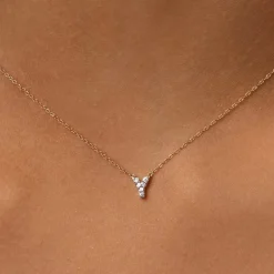 Best Diamond Letter Y Necklace in 10k Gold Letter Jewellery | Natural Diamonds
