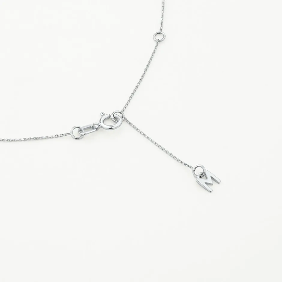 New Diamond Mini Disc Necklace in Silver Bridal Gifts | Family Gifts