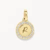 Online Diamond Mini Engravable Disc Necklace in 10k Gold Bridal Gifts | Family Gifts
