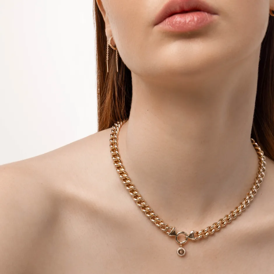 Online Diamond Mini Engravable Disc Necklace in 10k Gold Bridal Gifts | Family Gifts