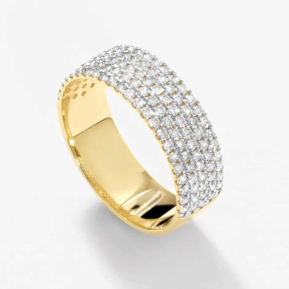 Fashion Diamond Pave Boyfriend Ring in 10k Gold Best Selling Gifts | Gifts For Her