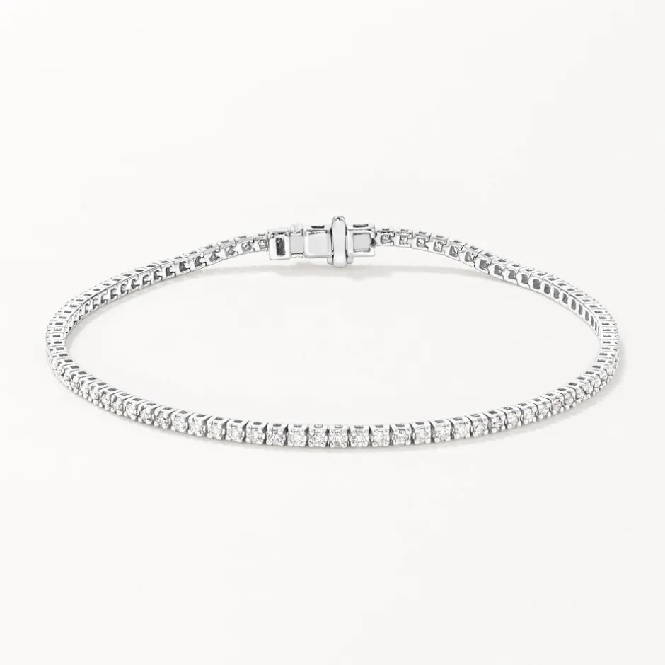 Discount Diamond Tennis Bracelet in 10k White Gold 10k White Gold | Bracelets & Bangles