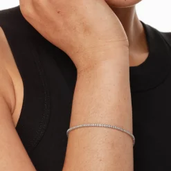 Discount Diamond Tennis Bracelet in 10k White Gold 10k White Gold | Bracelets & Bangles