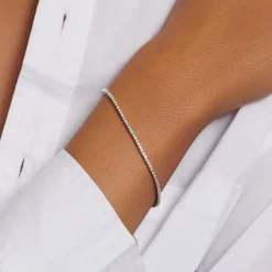 Clearance Diamond Tennis Bracelet in Silver Best Selling Gifts | Gifts For Her