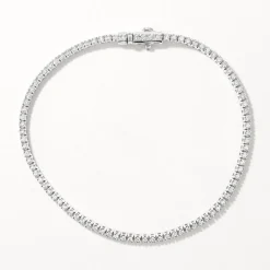 Discount Diamond Tennis Bracelet in 10k White Gold 10k White Gold | Bracelets & Bangles