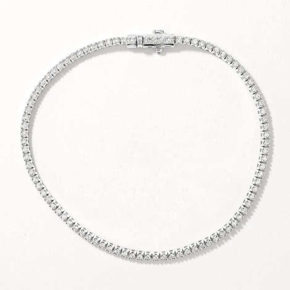 Discount Diamond Tennis Bracelet in 10k White Gold 10k White Gold | Bracelets & Bangles