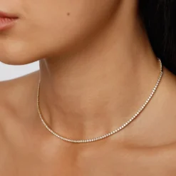 Discount Diamond Tennis Necklace in 10k Gold Best Selling Gifts | Gifts For Her