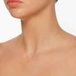 Fashion Diamond Trio Lariat Necklace in 10k Gold Best Selling Gifts | Natural Diamonds