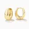 Outlet Dome Huggie Hoops in Gold Best Selling Gifts | Best Friend Gifts
