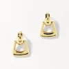 Best Doorknocker Hoop Stud Earrings in Gold 18k Fine Gold Plated | Earrings