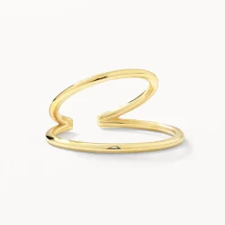Best Double Band Single Ear Cuff in 10k Gold 10k Gold | Earrings