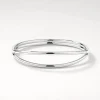 Discount Double Band Split Bangle in Silver 925 Sterling Silver | Bracelets & Bangles