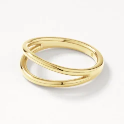 New Double Band Split Ring  in Gold 18k Fine Gold Plated | Rings