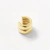 Fashion Double Curve Ear Cuff in Gold 18k Fine Gold Plated | Earrings