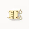 Hot Double Necklace Connector in Gold Under $150 | 18k Fine Gold Plated