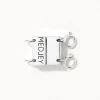 Discount Double Necklace Connector in Silver Under $150 | 925 Sterling Silver