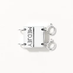 Discount Double Necklace Connector in Silver Under $150 | 925 Sterling Silver