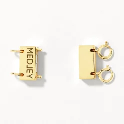 Hot Double Necklace Connector in Gold Under $150 | 18k Fine Gold Plated