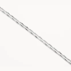 Outlet Double Twist Bar Link Chain Bracelet in Silver 925 Sterling Silver | Bracelets & Bangles