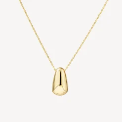 Outlet Drop Dome Pendant Necklace in Gold 18k Fine Gold Plated | Necklaces & Pendants