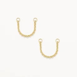 Sale Earring Connector Chain in 10k Gold Bridal Gifts | Best Friend Gifts