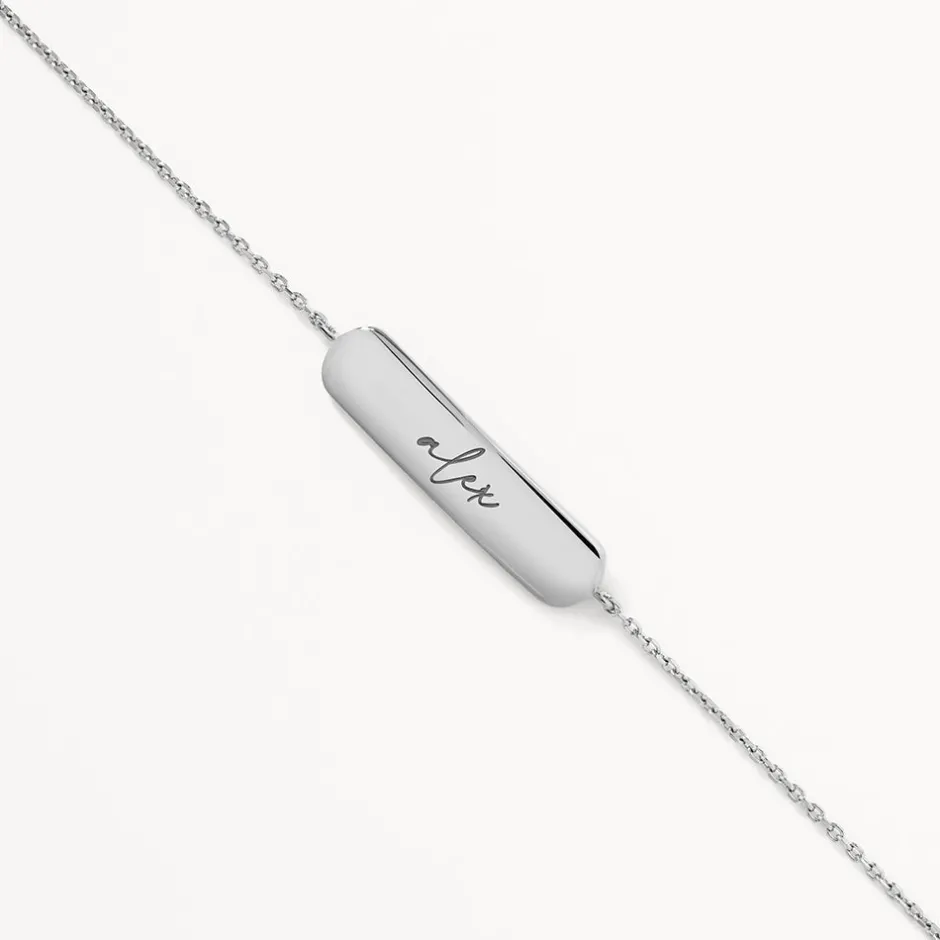Discount Engravable Bar Bracelet in Silver Best Selling Gifts | Gifts For Her