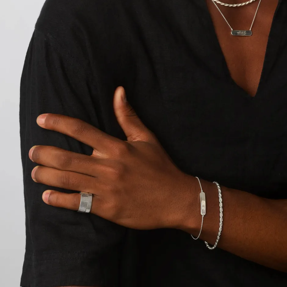 Discount Engravable Bar Bracelet in Silver Best Selling Gifts | Gifts For Her