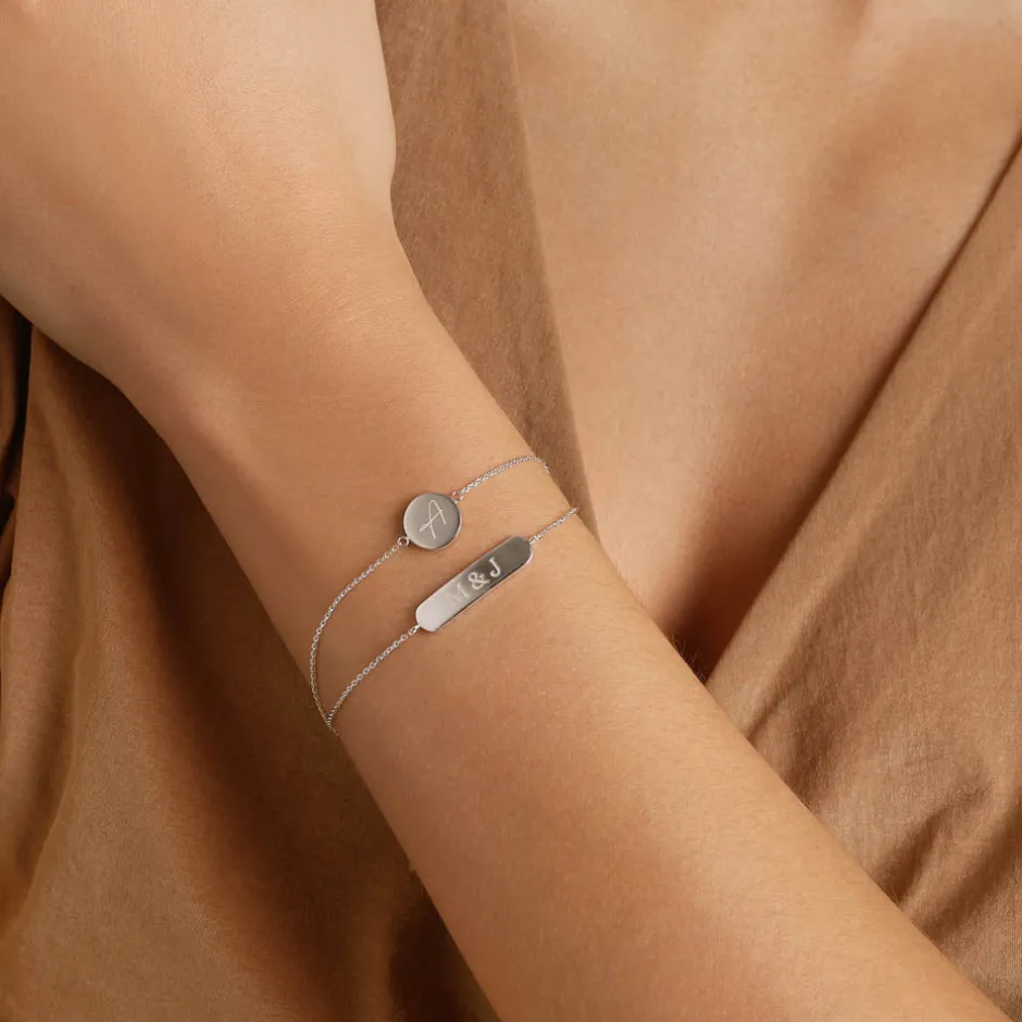 Discount Engravable Bar Bracelet in Silver Best Selling Gifts | Gifts For Her