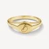 Best Engravable Circle Signet Pinky Ring in Gold Best Selling Gifts | Engravable Jewellery