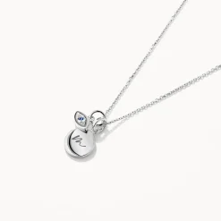 Fashion Engravable Evil Eye Necklace in Silver Symbolic Jewellery | Engravable Jewellery