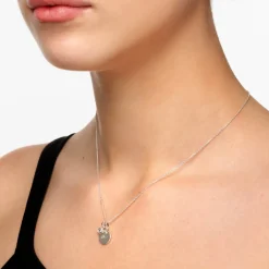 Fashion Engravable Evil Eye Necklace in Silver Symbolic Jewellery | Engravable Jewellery