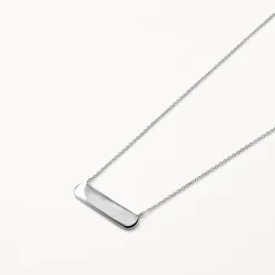 Discount Engravable Horizontal Bar Necklace in Silver Best Selling Gifts | Best Friend Gifts