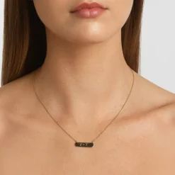Hot Engravable Horizontal Bar Necklace in Gold Best Selling Gifts | Best Friend Gifts