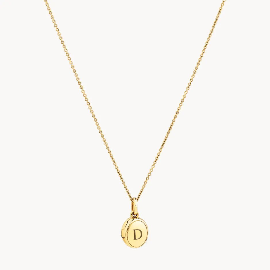 Clearance Engravable Oval Mini Locket Necklace in Gold Best Selling Gifts | Gifts For Her