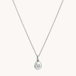 Clearance Engravable Oval Mini Locket Necklace in Silver Best Selling Gifts | Gifts For Her