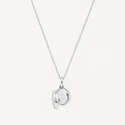 Clearance Engravable Oval Mini Locket Necklace in Silver Best Selling Gifts | Gifts For Her