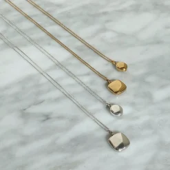 Clearance Engravable Oval Mini Locket Necklace in Gold Best Selling Gifts | Gifts For Her